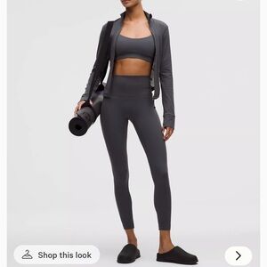 NWT Lululemon Align High-Rise Leggings - Coal Grey